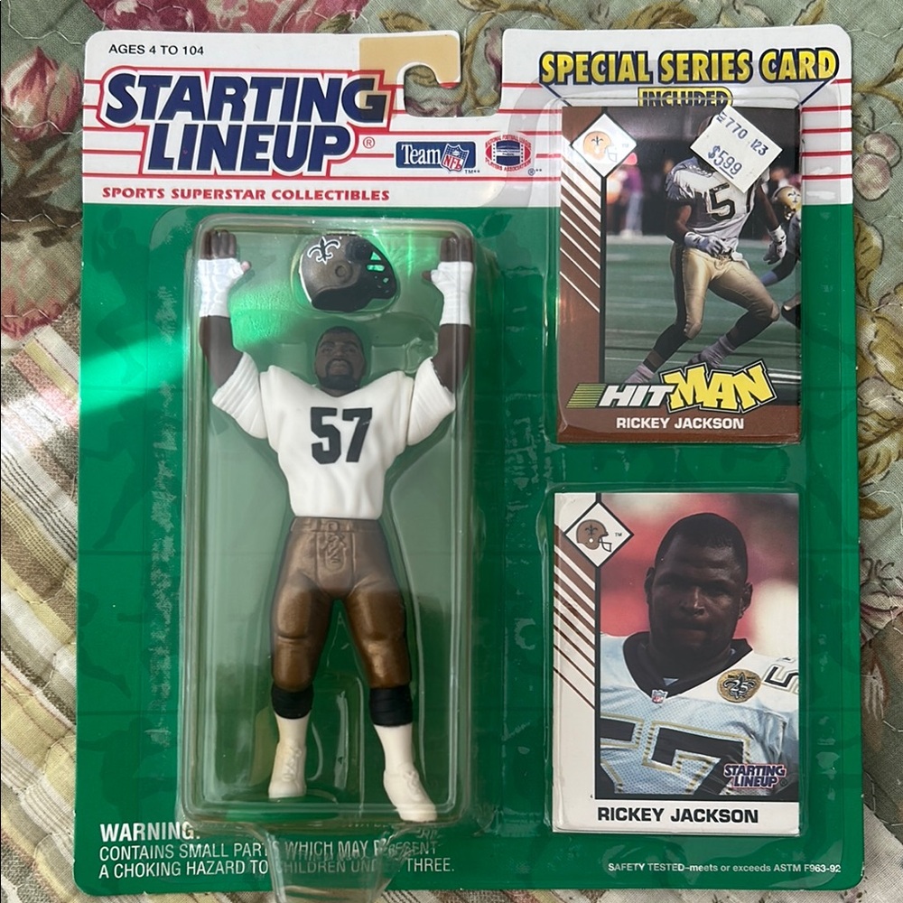 Starting Lineup Rickey Jackson Action Figure